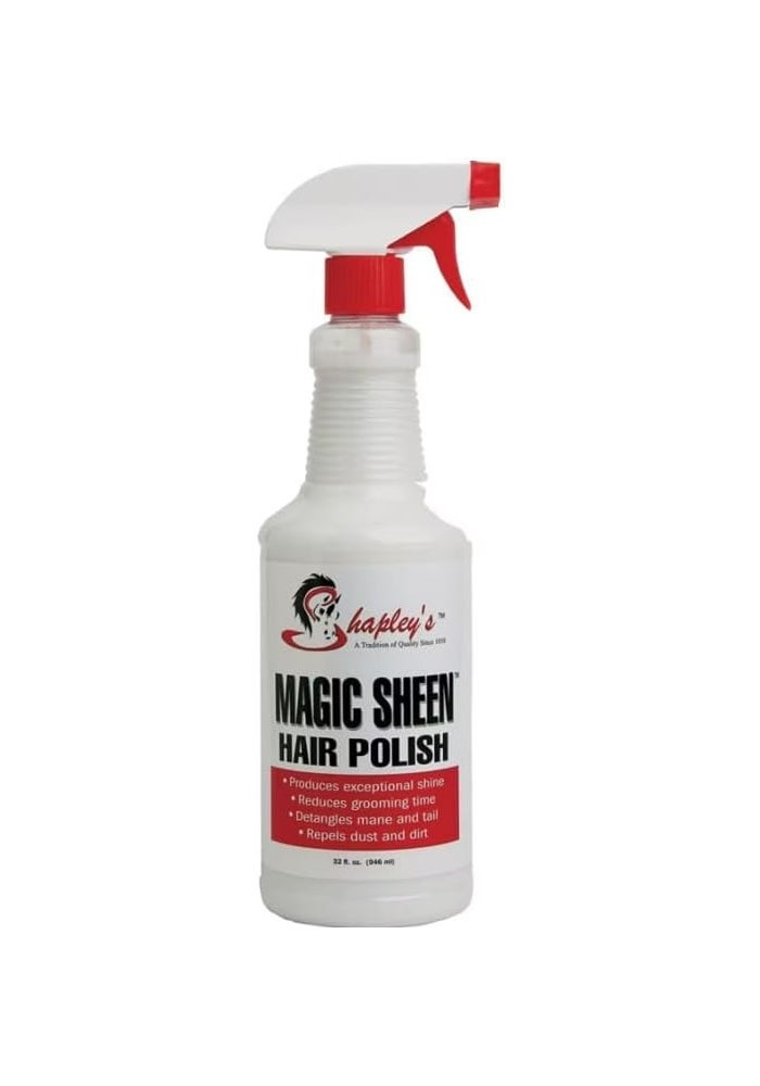 Shapley's Magic Sheen Hair Polish - 1 Quart for Exceptional Shine and Detangling - Image 1